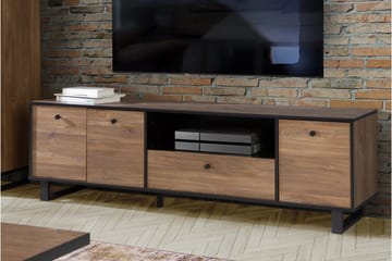 Donmills TV-benk 180 cm - Brun/Svart - Møbler - Mediamøbel & tv møbel - TV-benk & mediabenk