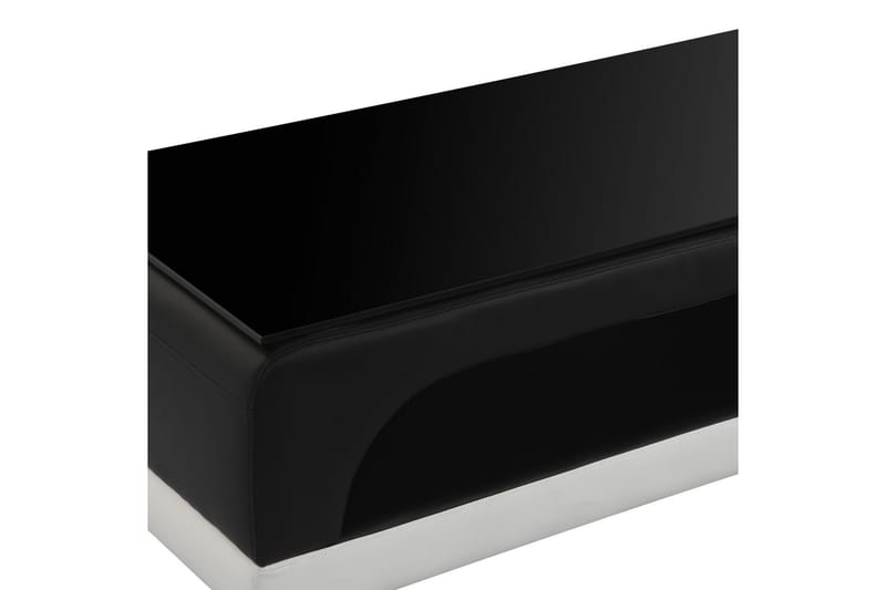 Dunmow TV-benk 130 cm - Svart - Møbler - Mediamøbel & tv møbel - TV-benk & mediabenk