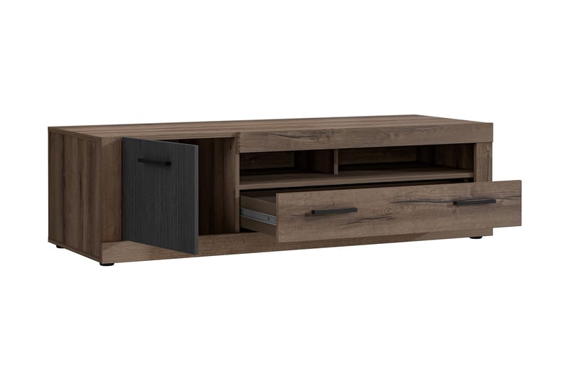 Elhovo Tv-benk 143 cm - Brun - Møbler - Mediamøbel & tv møbel - TV-benk & mediabenk