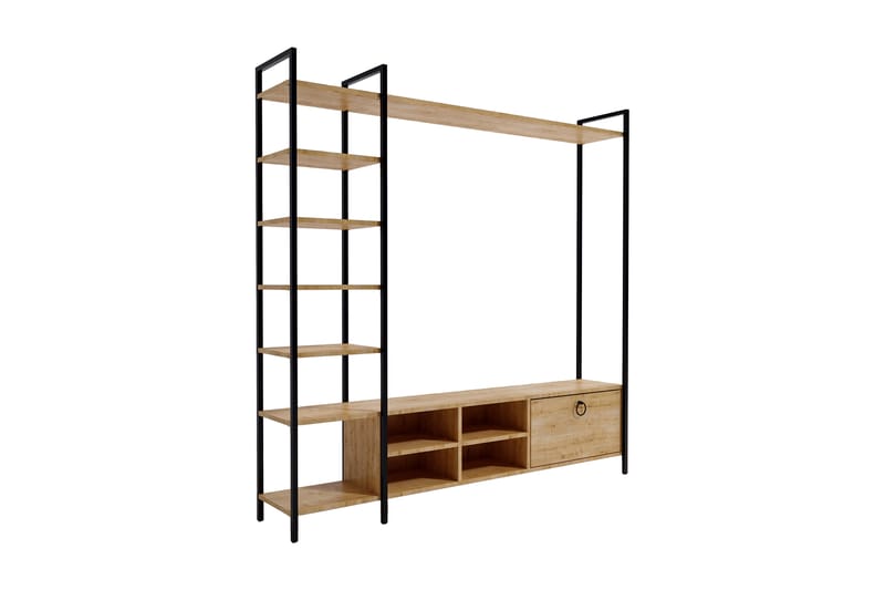 Evrenli Tv-benk 180 cm - Natur - Møbler - Mediamøbel & tv møbel - TV-benk & mediabenk