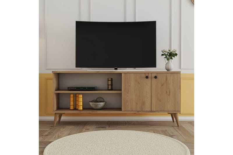 Feller Tv-benk 138 cm - Natur - Møbler - Mediamøbel & tv møbel - TV-benk & mediabenk