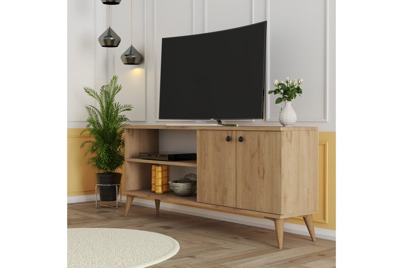 Feller Tv-benk 138 cm - Natur - Møbler - Mediamøbel & tv møbel - TV-benk & mediabenk