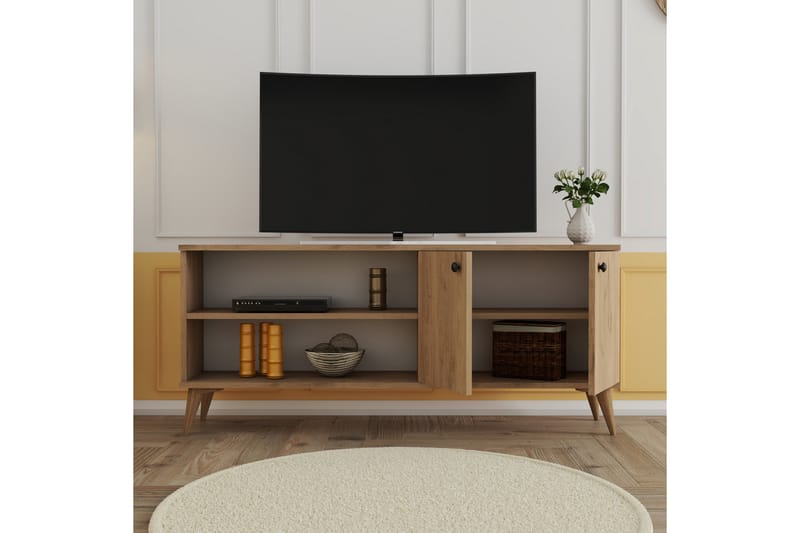 Feller Tv-benk 138 cm - Natur - Møbler - Mediamøbel & tv møbel - TV-benk & mediabenk