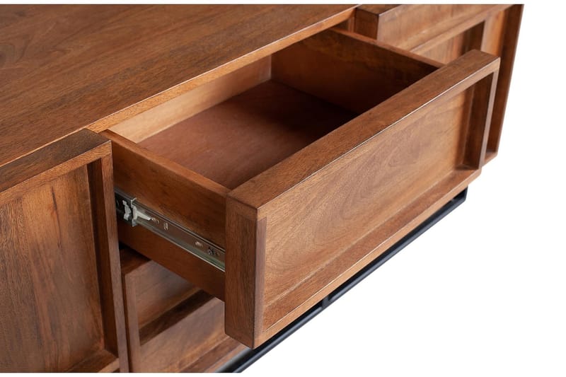Forrestina Tv-benk 140 cm - Mangotre/Beige - Møbler - Mediamøbel & tv møbel - TV-benk & mediabenk