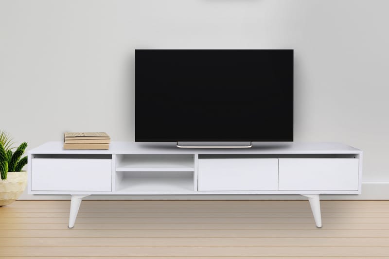 Fresenborg TV-benk 180 cm - Hvit - Møbler - Mediamøbel & tv møbel - TV-benk & mediabenk