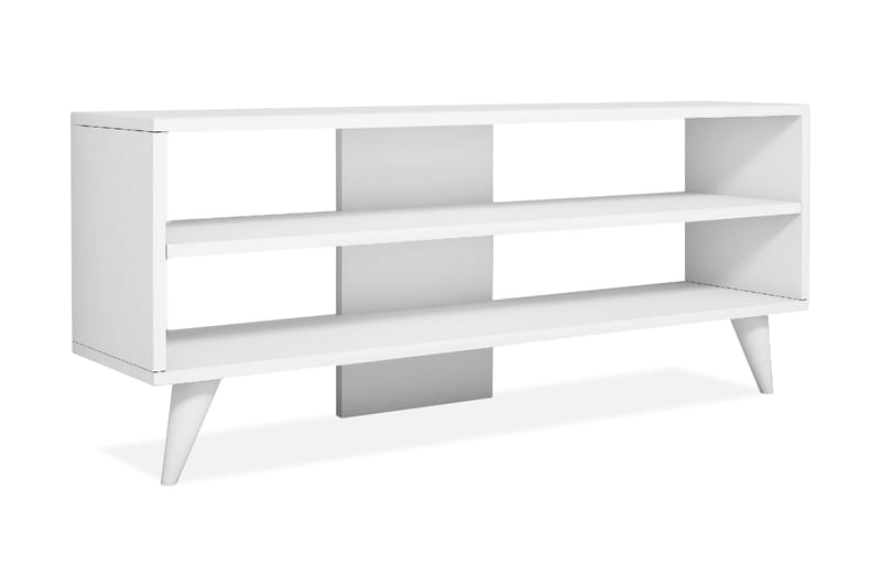 Gersby TV-Benk 120 cm - Hvit - Møbler - Mediamøbel & tv møbel - TV-benk & mediabenk