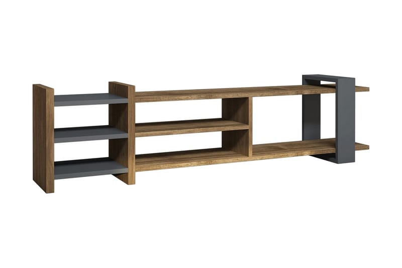 Gersby TV-Benk 156 cm - Brun/Grå - Møbler - Mediamøbel & tv møbel - TV-benk & mediabenk