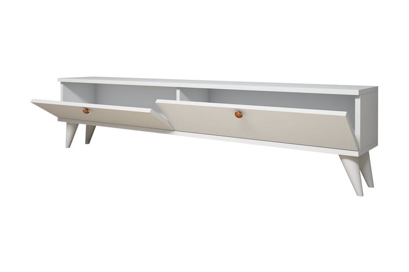 Gersby TV-Benk 160 cm - Hvit - Møbler - Mediamøbel & tv møbel - TV-benk & mediabenk