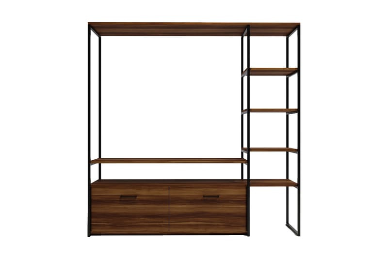 Gilzes TV-benk 180 cm - Valnøtt - Møbler - Mediamøbel & tv møbel - TV-benk & mediabenk