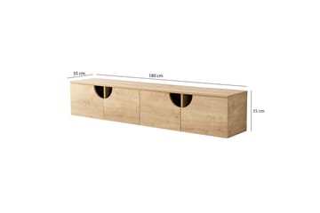 Grotte TV-benk 180 cm - Eik - Møbler - Mediamøbel & tv møbel - TV-benk & mediabenk