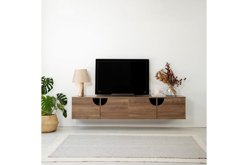 Grotte TV-benk 180 cm - Valnøtt - Møbler - Mediamøbel & tv møbel - TV-benk & mediabenk