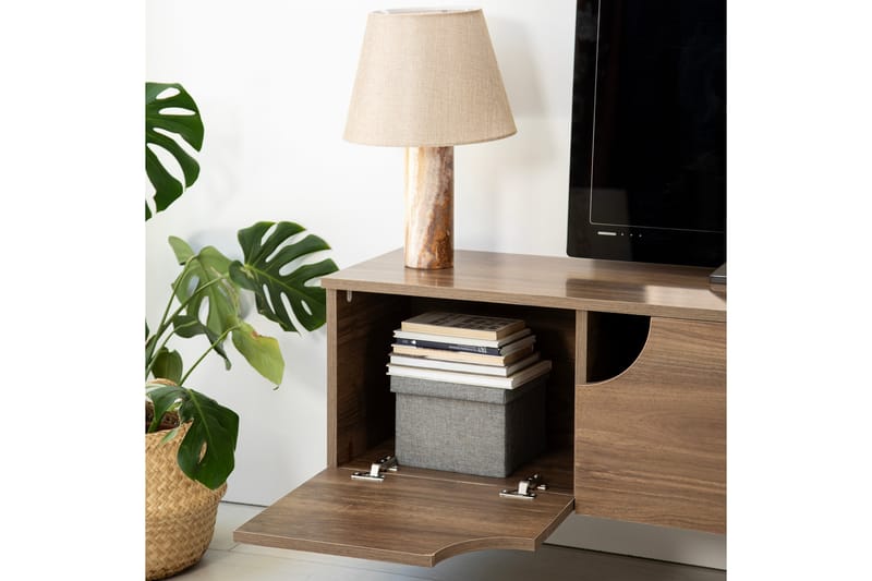 Grotte TV-benk 180 cm - Valnøtt - Møbler - Mediamøbel & tv møbel - TV-benk & mediabenk