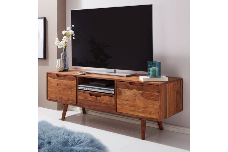 Hades TV-Benk 135 cm - Brun - Møbler - Mediamøbel & tv møbel - TV-benk & mediabenk