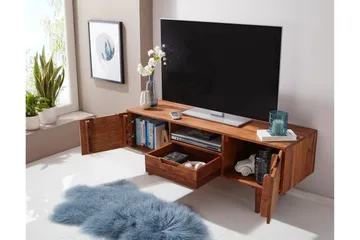 Hades TV-Benk 135 cm - Brun - Møbler - Mediamøbel & tv møbel - TV-benk & mediabenk