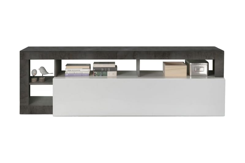 Hamburgan TV-benk 42x184 cm - Hvit/Oksid - Møbler - Mediamøbel & tv møbel - TV-benk & mediabenk