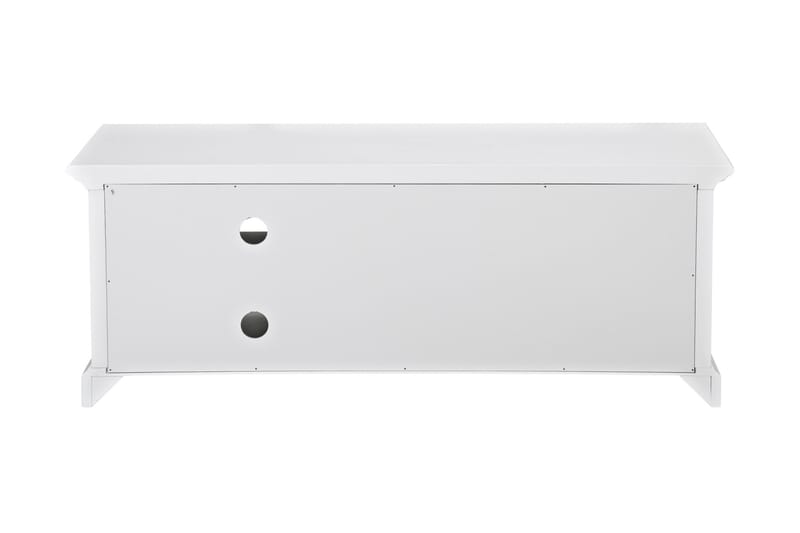 Hampton TV-benk 120 cm Hylle - Hvit - Møbler - Mediamøbel & tv møbel - TV-benk & mediabenk