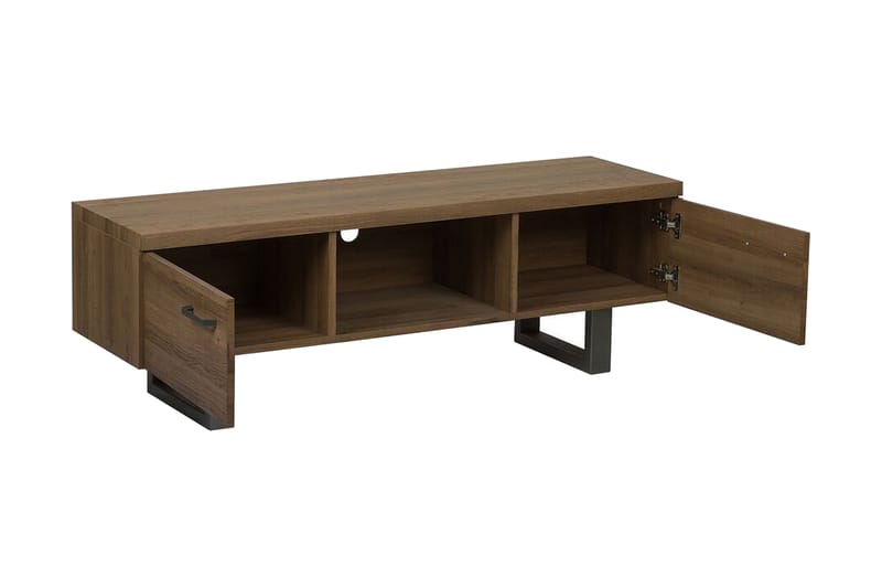 Harvley TV-Benk 140 cm - Tre/Natur - Møbler - Mediamøbel & tv møbel - TV-benk & mediabenk