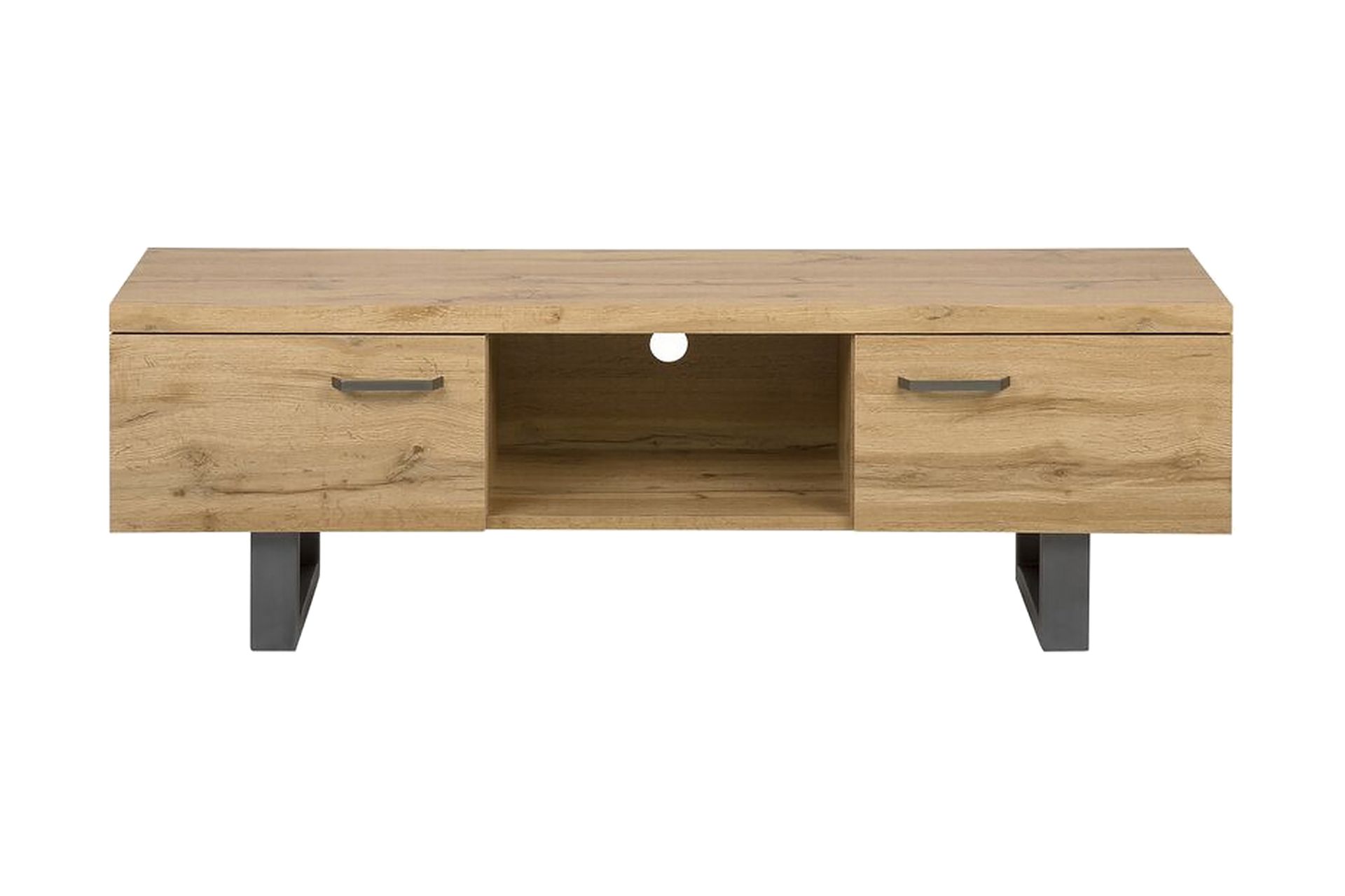 Harvley TV-Benk 140 cm - Tre/Natur - Møbler - Mediamøbel & tv møbel - TV-benk & mediabenk