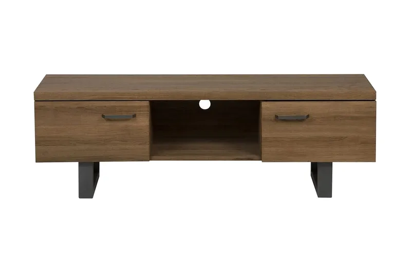 Harvley TV-Benk 140 cm - Tre/Natur - Møbler - Mediamøbel & tv møbel - TV-benk & mediabenk