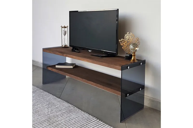 Heglar TV-benk 120 cm - Valnøtt - Møbler - Mediamøbel & tv møbel - TV-benk & mediabenk