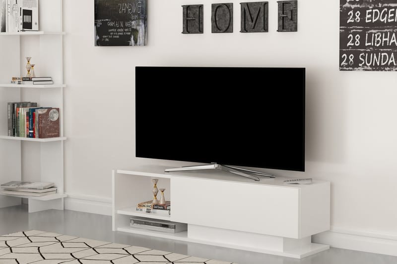 Hejde TV-Benk 120 cm - Hvit - TV-benk & mediabenk