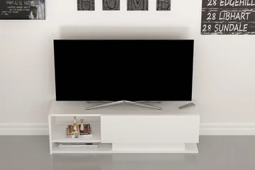Hejde TV-Benk 120 cm - Hvit - Møbler - Mediamøbel & tv møbel - TV-benk & mediabenk