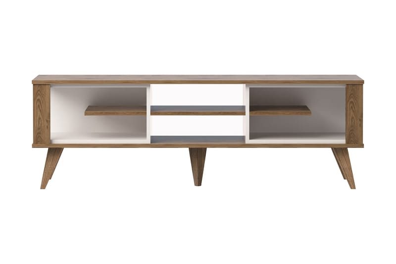 Hejde TV-Benk 160 cm - Brun/Hvit - Møbler - Mediamøbel & tv møbel - TV-benk & mediabenk