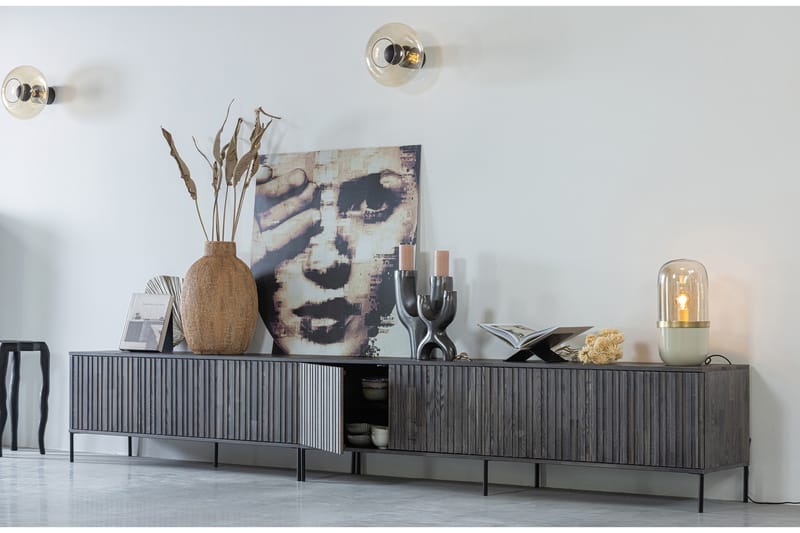 Hemlinge Tv-benk 150 cm - Espresso - Møbler - Mediamøbel & tv møbel - TV-benk & mediabenk