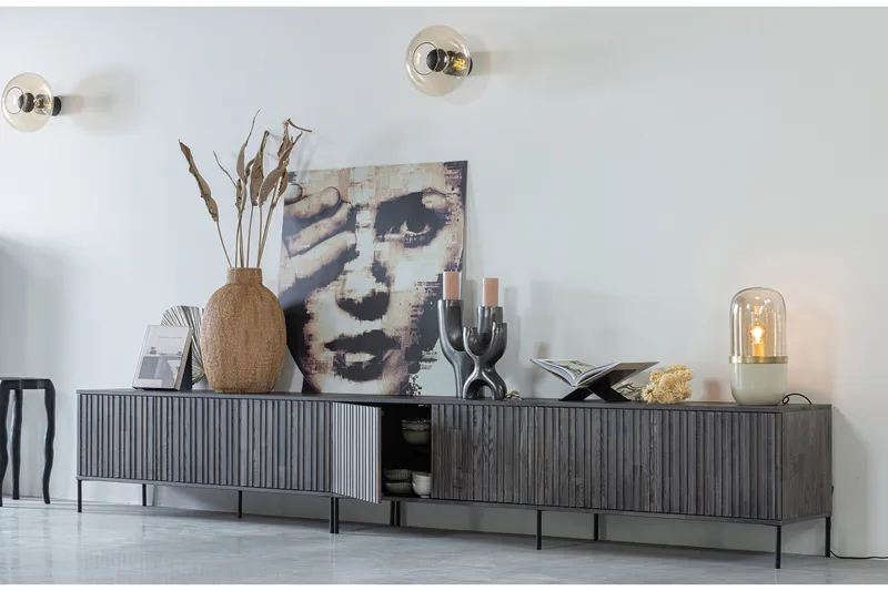 Hemlinge Tv-benk 150 cm - Espresso - Møbler - Mediamøbel & tv møbel - TV-benk & mediabenk