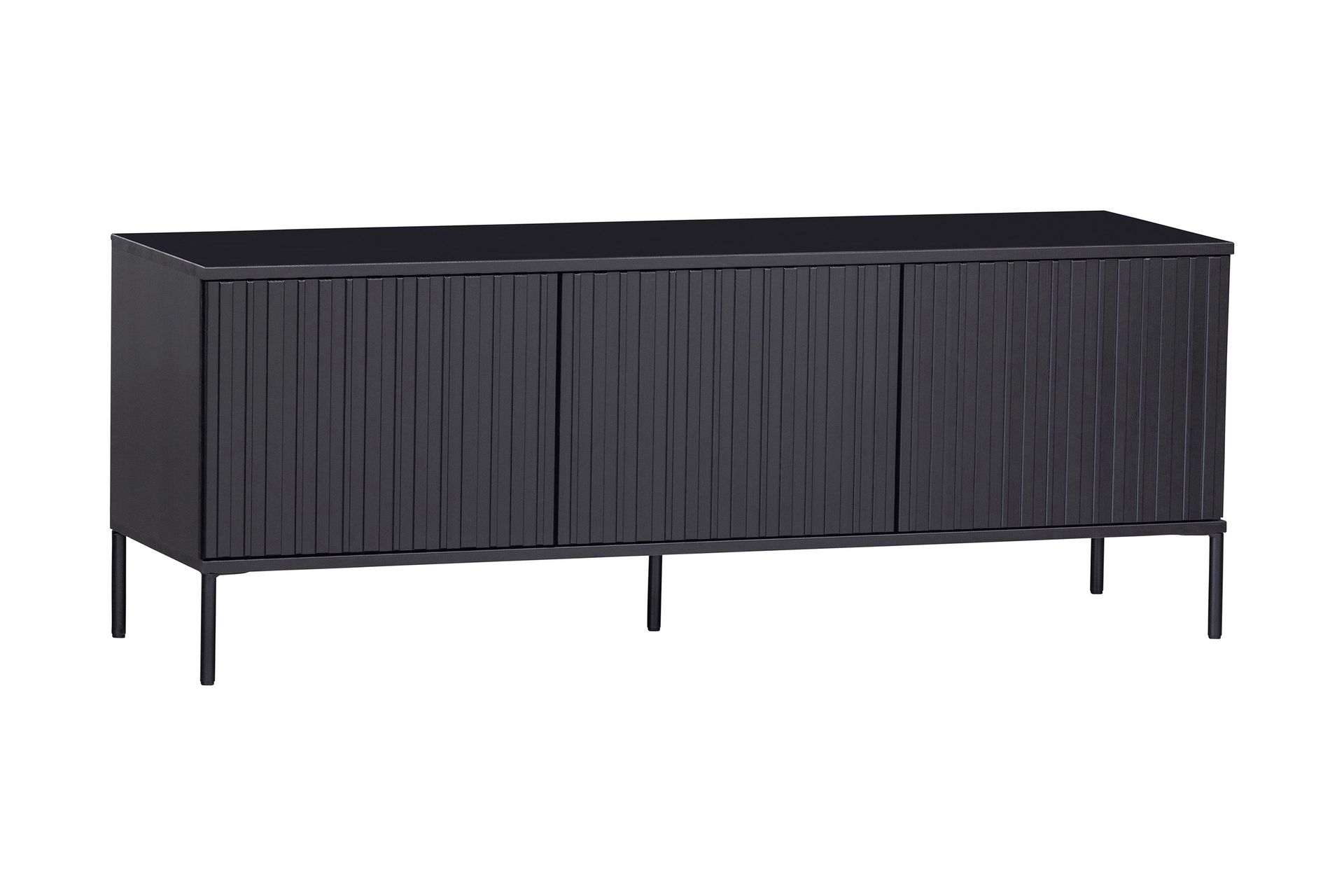 Hemlinge Tv-benk 150 cm - Svart - Møbler - Mediamøbel & tv møbel - TV-benk & mediabenk