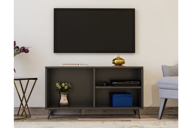 Hensiek TV-Benk 100 cm - Antrasitt - Møbler - Mediamøbel & tv møbel - TV-benk & mediabenk