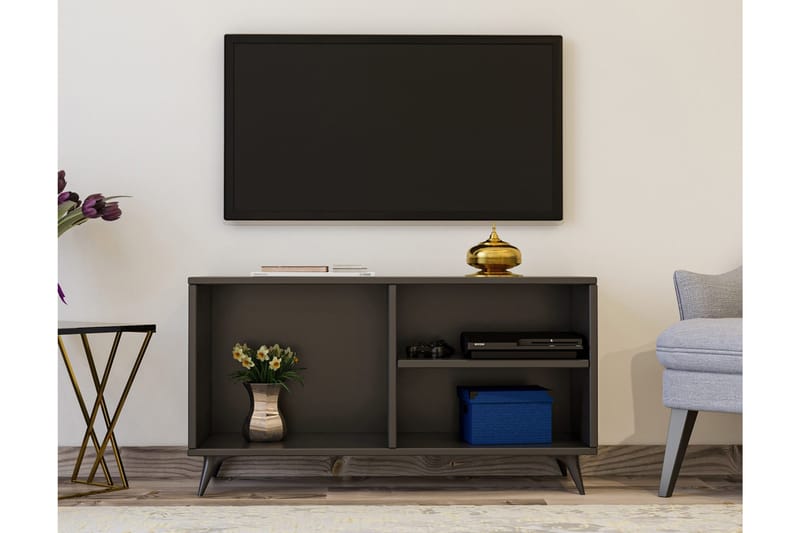 Hensiek TV-Benk 100 cm - Antrasitt - Møbler - Mediamøbel & tv møbel - TV-benk & mediabenk