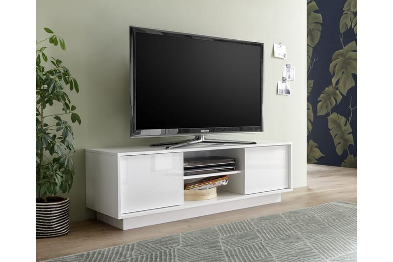 Holmastad TV-benk 159 cm - Hvit - TV-benk & mediabenk