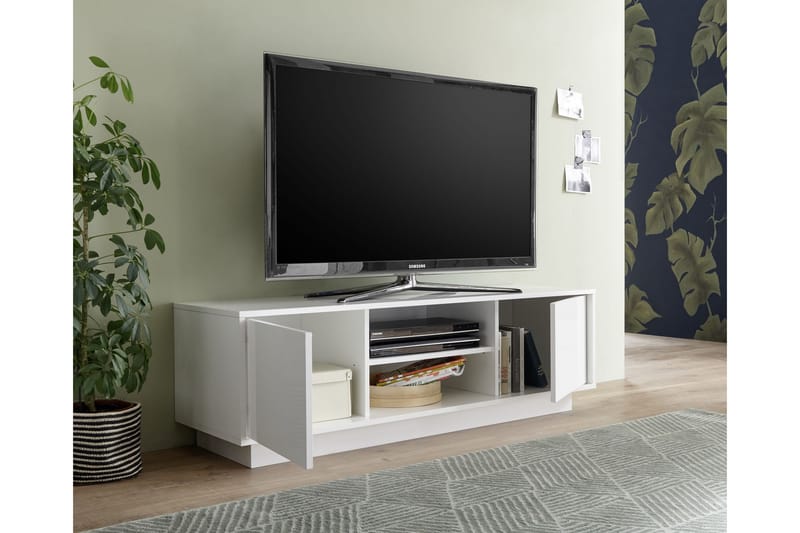 Holmastad TV-benk 159 cm - Hvit - Møbler - Mediamøbel & tv møbel - TV-benk & mediabenk
