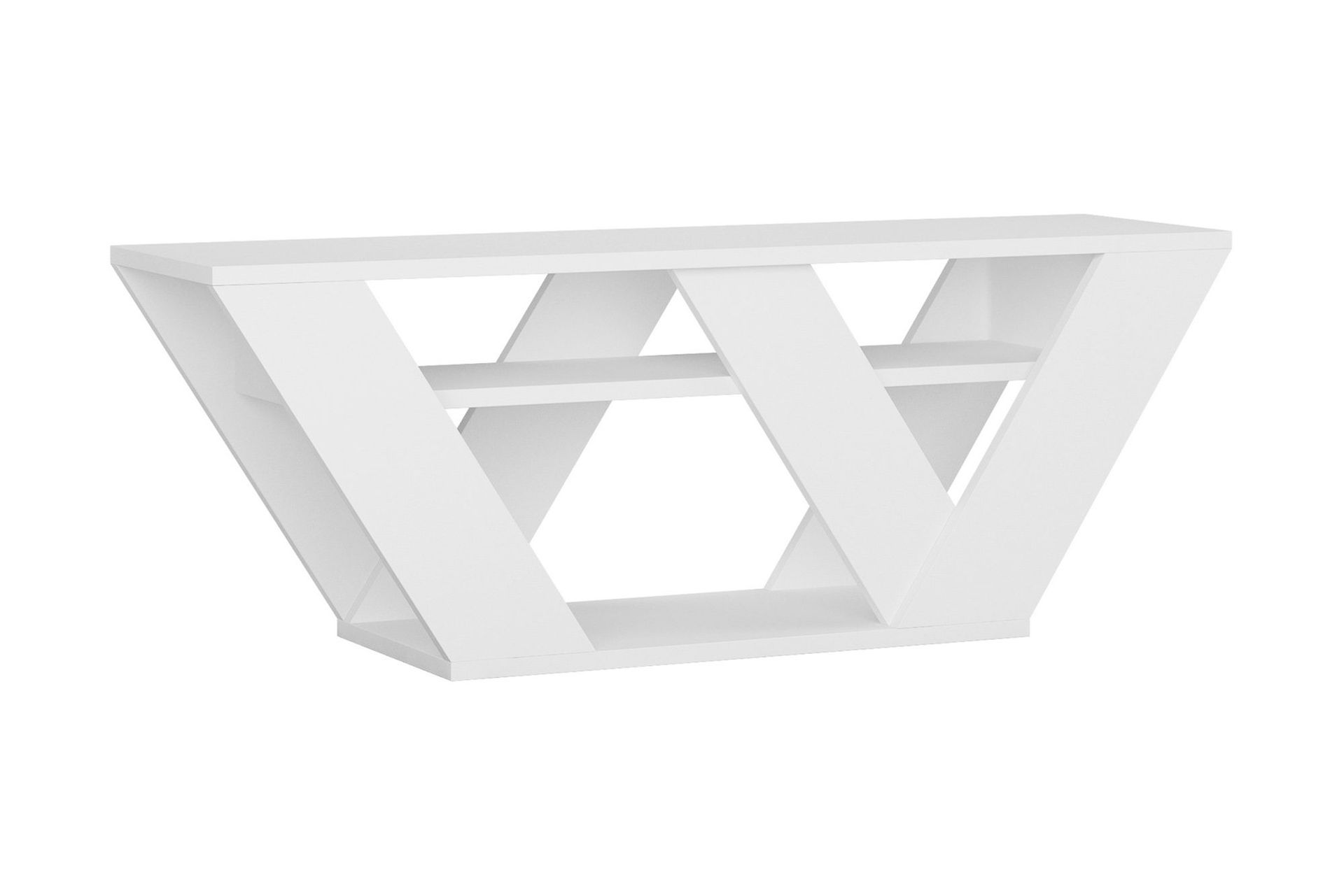 Homitis TV-benk 110 cm - Hvit