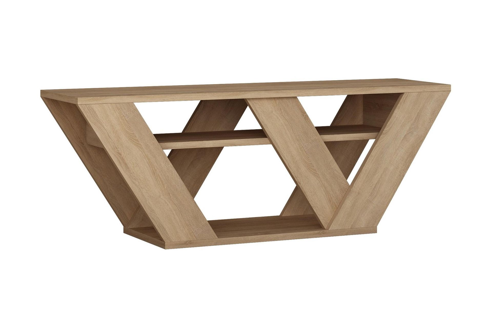 Homitis TV-benk 110 cm - Lysebrun