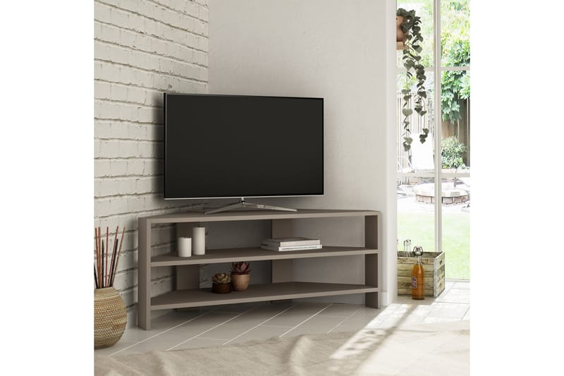 Homitis TV-benk 114 cm - Brun - Møbler - Mediamøbel & tv møbel - TV-benk & mediabenk