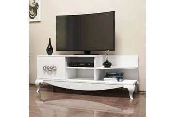 Hovdane TV-Benk 130 cm - Hvit - Møbler - Mediamøbel & tv møbel - TV-benk & mediabenk