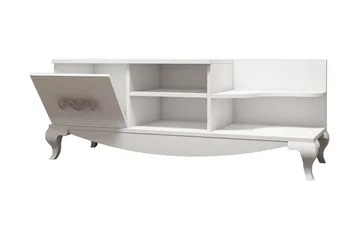 Hovdane TV-Benk 130 cm - Hvit - Møbler - Mediamøbel & tv møbel - TV-benk & mediabenk