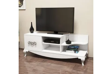 Hovdane TV-Benk 130 cm - Hvit - Møbler - Mediamøbel & tv møbel - TV-benk & mediabenk