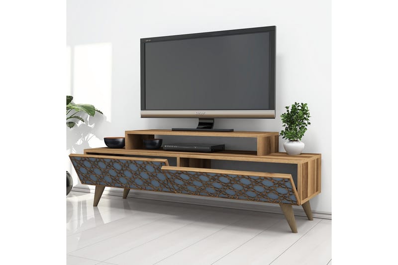 Hovdane TV-Benk 140 cm - Brun - Møbler - Mediamøbel & tv møbel - TV-benk & mediabenk