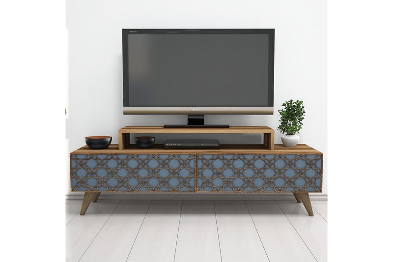 Hovdane TV-Benk 140 cm - Brun - Møbler - Mediamøbel & tv møbel - TV-benk & mediabenk