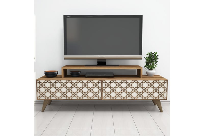 Hovdane TV-Benk 140 cm - Brun - Møbler - Mediamøbel & tv møbel - TV-benk & mediabenk