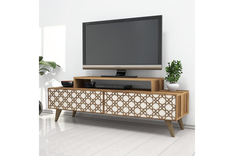 Hovdane TV-Benk 140 cm - Brun - Møbler - Mediamøbel & tv møbel - TV-benk & mediabenk