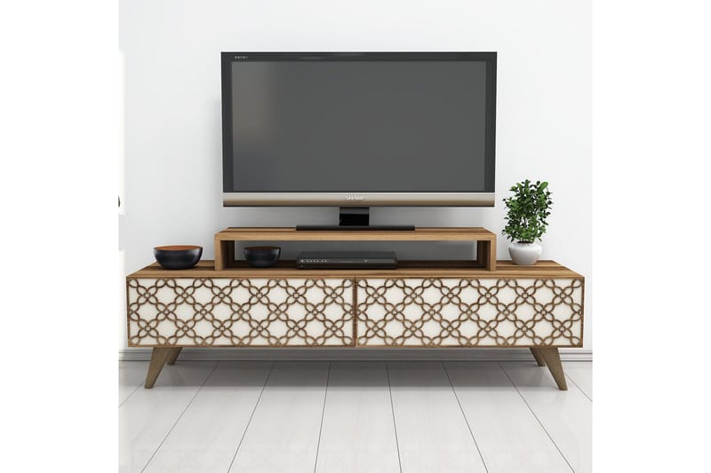 Hovdane TV-Benk 140 cm - Brun - Møbler - Mediamøbel & tv møbel - TV-benk & mediabenk