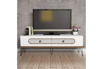 Hovdane TV-Benk 145 cm - Hvit - Møbler - Mediamøbel & tv møbel - TV-benk & mediabenk