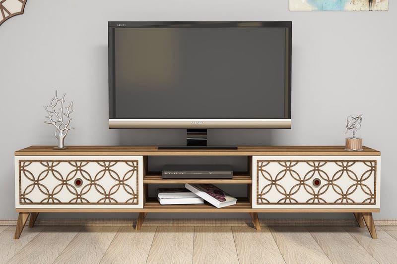Hovdane TV-benk 180 cm - Brun - Møbler - Mediamøbel & tv møbel - TV-benk & mediabenk