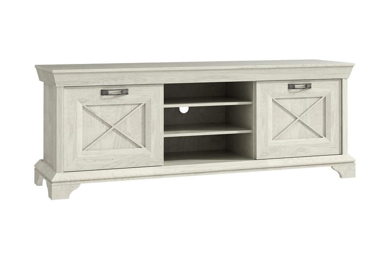 Hurlston TV-Benk 147 cm - Hvit - Møbler - Mediamøbel & tv møbel - TV-benk & mediabenk