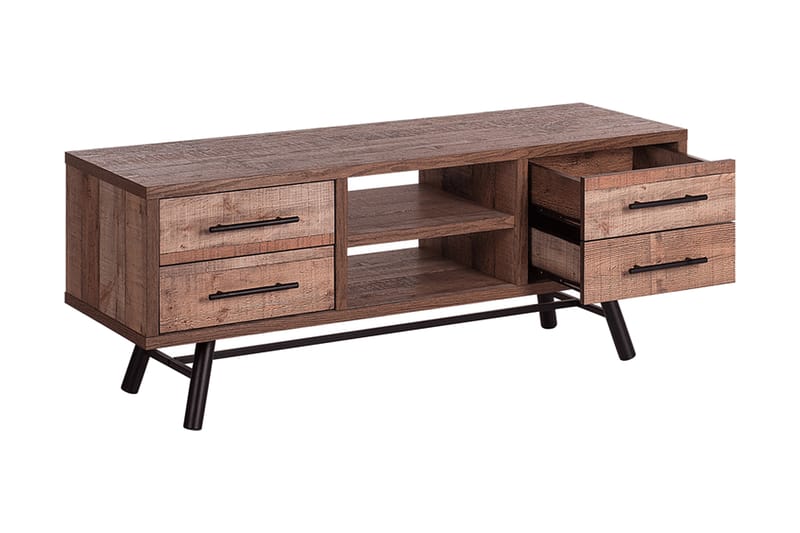 Illari TV-Benk 127 cm - Tre/Natur - Møbler - Mediamøbel & tv møbel - TV-benk & mediabenk