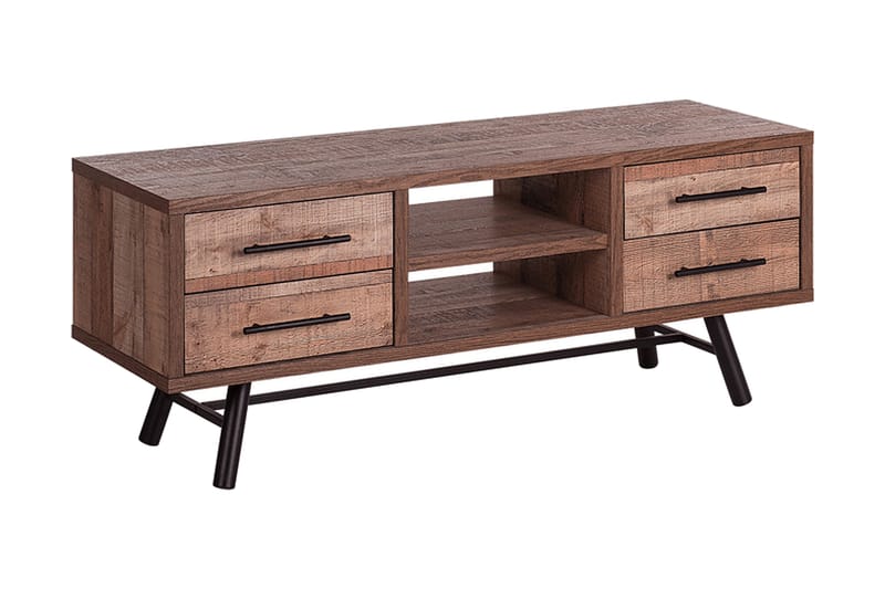 Illari TV-Benk 127 cm, Tre/Natur